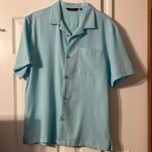 Kenneth Cole Sky Blue Casual Button Down Shirt